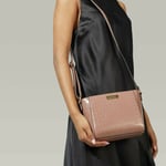 Carvela Kurt Geiger Women’s Pink Croc Effect Small Crossbody Bag Rrp £59