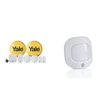 Yale IA-330 Sync Smart Home Alarm, White & AC-PIR Sync Alarm Motion Detector - Sync Smart Home Alarm - 200 m range - Works with Alexa, The Google Assistant - Philips Hue, White