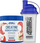Applied Nutrition Creatine + 700ml Shaker | Creatine Monohydrate Micronized Pow