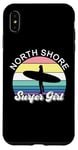 Coque pour iPhone XS Max Surfer Girl North Shore Hawaii Hawaii Surf Beach