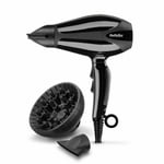 Hårtørrer Babyliss Compact Pro 2400 Sort Monochrome 2400 W 1 Dele