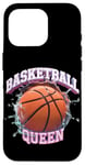 Coque pour iPhone 16 Pro Basketball Queen Joueur de basket-ball