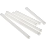 6x Porte-verres compatible avec tous les lave-vaisselles courants - Set (3x court & 3x long) de support universel emboîtable, plastique, blanc - Vhbw