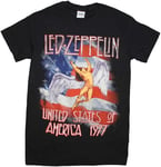 Led Zeppelin America 1977 Adult T-Shirt