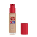 Rimmel Lasting Finish 35Hr Foundation 100 Ivory, Full Coverage, Hydrating, SPF20, Hyaluronic Acid, Vitamin E, 2% Niacinamide, All Day Wear, Vegan, Cruelty Free