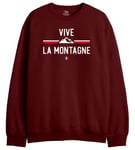 REPUBLIC OF CALIFORNIA Men's Uxrepczsw003 Hooded Sweatshirt, Burgundy, S