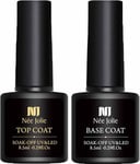 pakkaus 8,5 ml UV Baslack + Topplack UV Toplack Top Coat + Base Coa