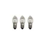 Glöd Topplampa, kort, 4/5-ljus E10 3W 55V, 3-pack