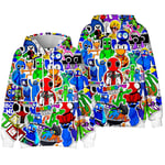 Roblox Rainbow Friends Barnkläder för Barn Vinter Hoodie Tröja C 150cm C