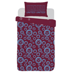 West Ham United Single Duvet Cover Set Football Reversible Bedding Official