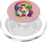 hamster accessoire drôle meme animaux anniversaire enfant multicolore PopSockets PopGrip pour MagSafe