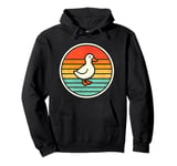 Cute Little Duck Retro Vintage Duck Sweet Animals Pullover Hoodie