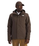 THE NORTH FACE Men's Carto Triclimate Jacket, Smokey Brown/Tnf Black, 3XL