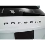 Blank svart Porsche-bokstäver bakre bagageutrymme emblem för 911 Carrera Cayenne Turbo Gt3