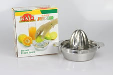 Stainless Steel Citrus Orange Juicer Lemon Lime Fruit Hand Squeezer Kitchen Tool