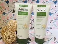 AVEENO Daily Moisturising Body Lotion Nourishing Oat Normal Dry Skin 100ml X 2