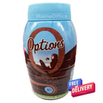 1 x 395g Options Belgian Choc Hot Chocolate Drink, Only 40 Calories Per Cup