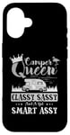 Coque pour iPhone 16 Camping-car Queen Classy Sassy Smart Assy Fun Camping