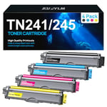 KUPYLM TN241 TN245 Cartouche de Toner Compatible pour Brother TN-241 TN-245 pour MFC-9330CDW DCP-9020CDW MFC-9340CDW HL-3140CW HL-3150CDW MFC-9140CDN HL-3170CDW (Noir Cyan Jaune Magenta, Pack de 4)