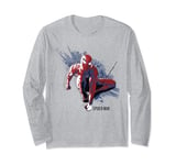 Marvel Spider-Man Game Abstract City Swing Manche Longue