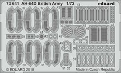 73641 AH-64D British Army 1/72 Eduard Recommended for kit: ACADEMY