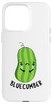 Coque pour iPhone 15 Pro Max Blue-cumber Funny Concombre Pun