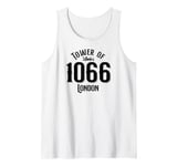 1066 Tower of London England Black Print Tank Top