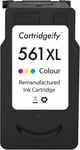 561Xl Cartouche Compatible Avec Canon Cl-561 Xl Cartouche D'Encre (1 X Couleur), Pour Pixma Ts5350 Ts7450 Ts7451 Ts5351 Ts5352 Ts5353[DYJ070875]