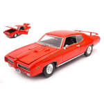 PONTIAC GTO JUDGE 1969 ORANGE/RED 1:18 MotorMax Auto Stradali Modellino