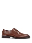 Tommy Hilfiger Core Leather Derby Shoes, Winter Cognac