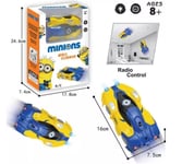 Minions Wall Climbing Remote Control RC Climber Floor Racing Stunt Car Toy Gift