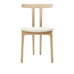 Carl Hansen - OW58, T-Chair, Lacquered Oak, Leather Cat. B Thor 300 - Ruokapöydän tuolit - Ole Wanscher - Nahka/Puu/Vaahto