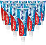 Colgate -hammastahna max tuoreet jäähdytyskiteet, 12 x 75 ml hammastahnaa yllättävä tuoreuden tunne, pitää hampaasi valkoisena