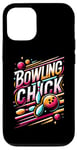 Coque pour iPhone 12/12 Pro Bowling Chick ||||--