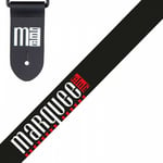 The Marquee Club Guitar Strap in Jazz Designs | Classic Black -