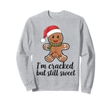 Funny Gingerbread Christmas Snack For Holiday Season Costume Sweatshirt