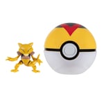 Pokémon Clip ‘N’ Go Abra and Level Ball - Includes 2-Inch Battle Figure and Leve