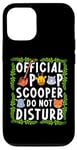 Coque pour iPhone 12/12 Pro Official Poop Scooper - Do Not Disturb Zookeeper