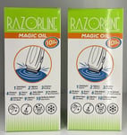 Razorline Magic Oil For Hair Clippers & Trimmers X2