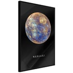 Plakat - Mercury - 30 x 45 cm - Sort ramme