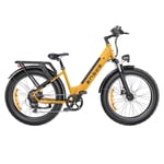 Vélo Électrique ENGWE E26 Step-thru - 250W 768WH Autonomie 140KM Freins à Disque - Jaune - Neuf