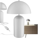 TecTake® Lampe de table rétro style années 70 Lampe à poser salon Lampe de chevet champignon Lampe vintage Lampe design pour table de nuit, salon, chambre, bureau, dressing, entrée