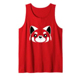 Red Panda Cute Face for Animal Lovers and Wildlife Fans Tank Top