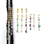 Dreadlock Bead Rhinestone Dreadlock Accessories Alloy 146pcs For