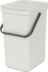 Brabantia Sort&Go, Sortering, 12 L, lysegrå