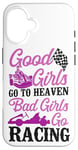 iPhone 16 Go Kart Racing Girl Female Vintage Good Girls Go To Heaven Case