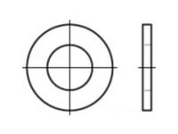 Mellemlægsskive 17.5 Mm 30 Mm Stål 100 Stk Toolcraft 105542