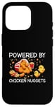 Coque pour iPhone 16 Pro Funny I Love Chicken Nuggets, joli jeu de mots sur le poulet