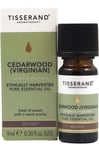 Tisserand Aromatherapy - Cedarwood (Virginian) Juniperus Virginiana Ethically Harvested (9 ml)