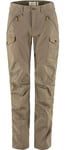 Fjallraven 89638-244 Nikka Trousers Curved W Pants Women's Suede Brown Size 34